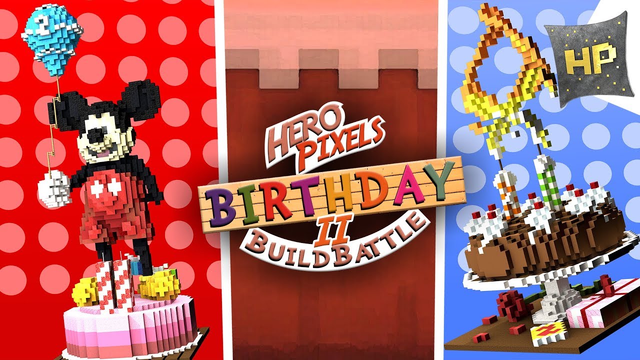 Minecraft Cinematic ▪ 2nd Birthday - BuildBattle ▪ by HeroPixels