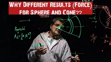 Conceptual Clarity Radiation Force Why Result of Cone and Sphere is different 
