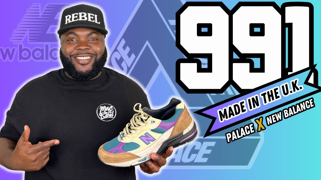 FINALLY. NEW BALANCE x PALACE MADE IN THE UK 991. FULL REVIEW + ON FOOT IN  4K!