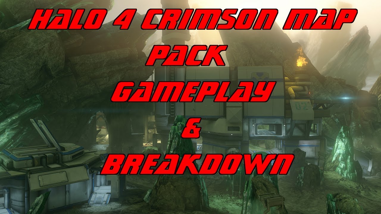 Halo 4 Crimson Map Pack Gameplay & Breakdown