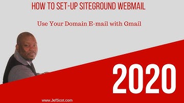 How to set up SiteGround webmail with Gmail #SiteGround #EmailSetup
