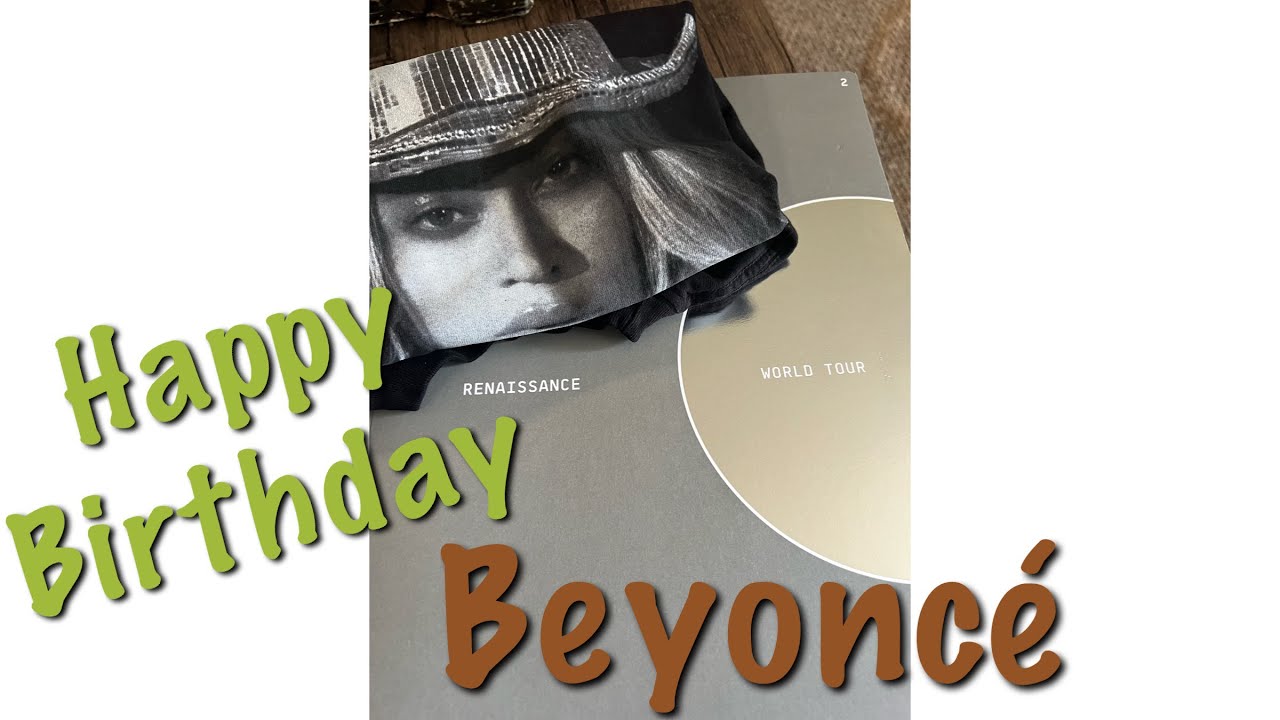 Beyonce Themed Birthday Card