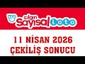 Çılgın Sayısal Loto Çekiliş Sonuçları 11 Nisan 2026