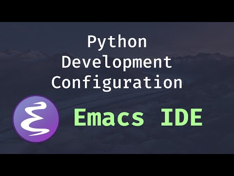 Video: Emacs python-u dəstəkləyirmi?
