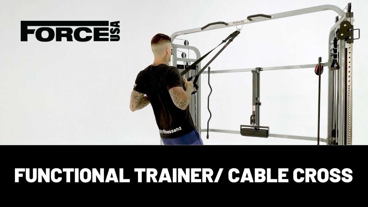 Force USA Functional Trainer/Cable Crossover Combo - YouTube