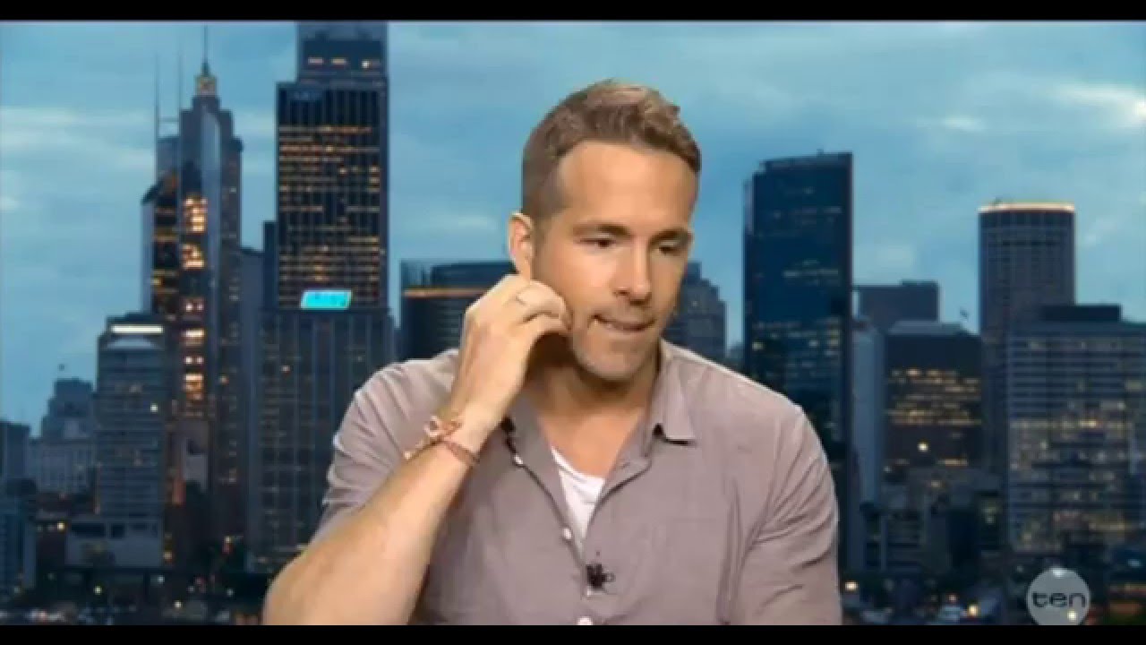 Ryan Reynolds on The Project 1 Dec 2015