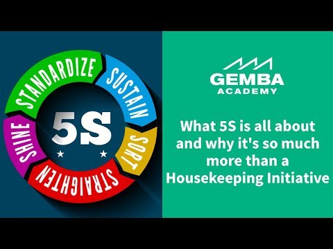 Learn What 5S is All About And Why It’s So Much More Than A Housekeeping Initiative