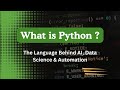 ➡️ “Python Explained Simply | Why Everyone in AI &amp; Data Science Uses It (Beginner Friendly)”