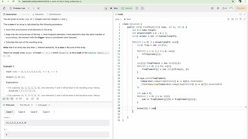 Weekly Contest 419: Find X-Sum of All K-Long Subarrays I