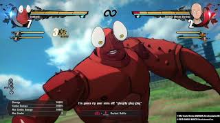 Crablante Basic Combos One Punch Man A Hero Nobody Knows