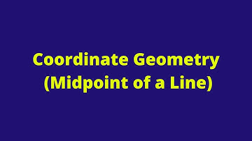 Coordinate Geometry (Midpoint of a Line): Mathematics: CXC:CSEC: Past Papers: Adobe MathLab