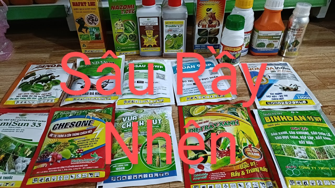 cách phối trộn sâu rầy nhện cho 1 cơi lá.út hiền 0978603449