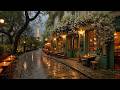 Cozy Rainy Day Coffee Shop On A Paris Street Deep And Smooth Jazz Rain Sounds For Focus Relax mp3