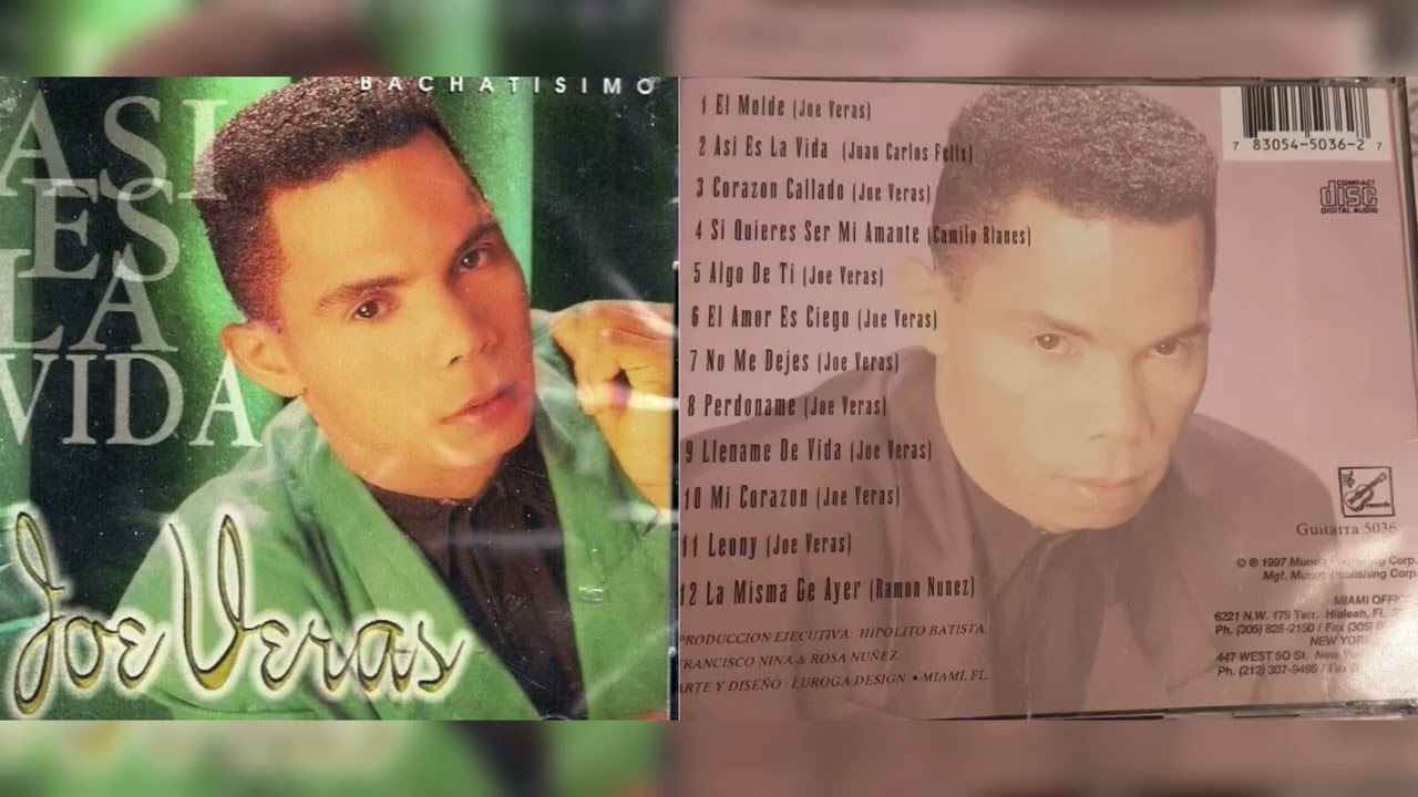 Joe Veras - Así es la vida Album Mix