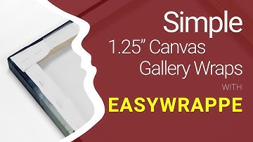 EasyWrappe Pro 1.25" Staple Method – Getting the Finished Staple Look from the EasyWrappe System