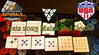 CubingUSA Nationals 2023 Mains and Goals!