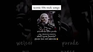 Iconic 00s rock songs! Green day, Breaking Benjamin, my chemical romance… #alternative #00s