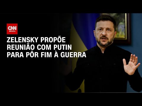 Video Zelensky propõe encontro com Putin e fim da guerra | CNN NOVO DIA