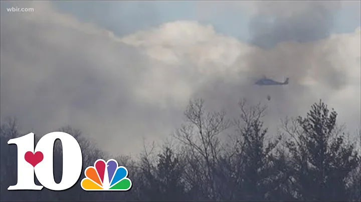 Sevier Co. crews battle wildfires in Wears Valley and Seymour (6 p.m. Thursday)