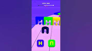 Blob Shifter 3D Level 3648 | Cubic Gaming #shorts #games #gameplay