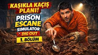 Kaşıkla Hapishaneden Kaçmaya Başladım! Tünel Kazıyorum - Prison Escape Simulator: Dig Out 1. Bölüm
