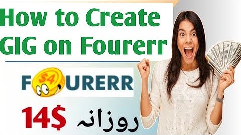 How to Create Gig on Fourerr | Work from Home | New Freelancing platform | How to earn money online