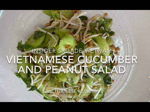 Vietnamese Cucumber and Peanut Salad Recipe