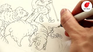 Рапидографы: техники рисования для начинающих screenshot 3