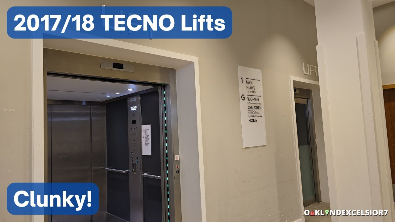 Clunky Tecno Lifts at Next in Metrocentre, Gateshead