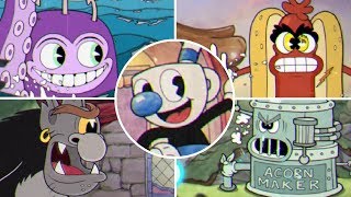 Cuphead - All Run 'n Gun Levels with Mugman