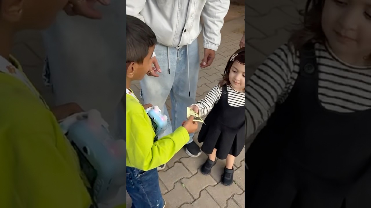 Little angel’s 👼 instant friendship #cherith #instantphoto #newfriends #cutekids #viralshorts