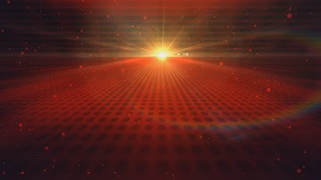 4K Red Stage Snowing Particles Dolly in Motion Background 2160p