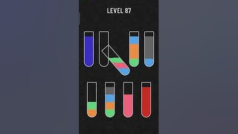 WATER SORT PUZZLE level 87