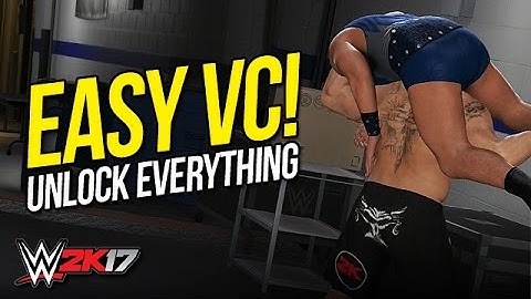 WWE 2K17: EARN EASY VC / UNLOCK EVERYTHING! (Gameplay Tutorial)