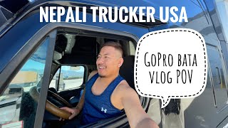 GoPro Vlog with Nepali Trucker USA(Fully loaded trailer) screenshot 4