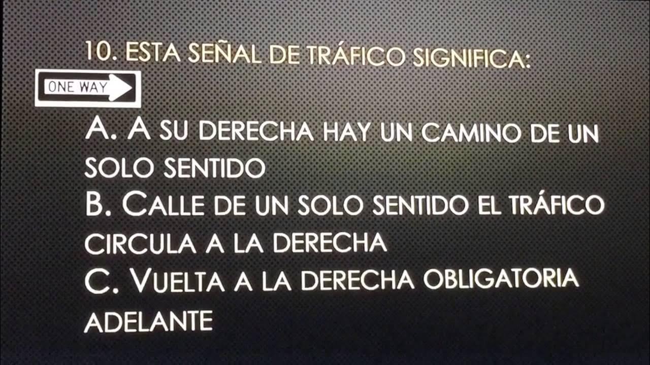 examen escrito del dmv para estudio YouTube
