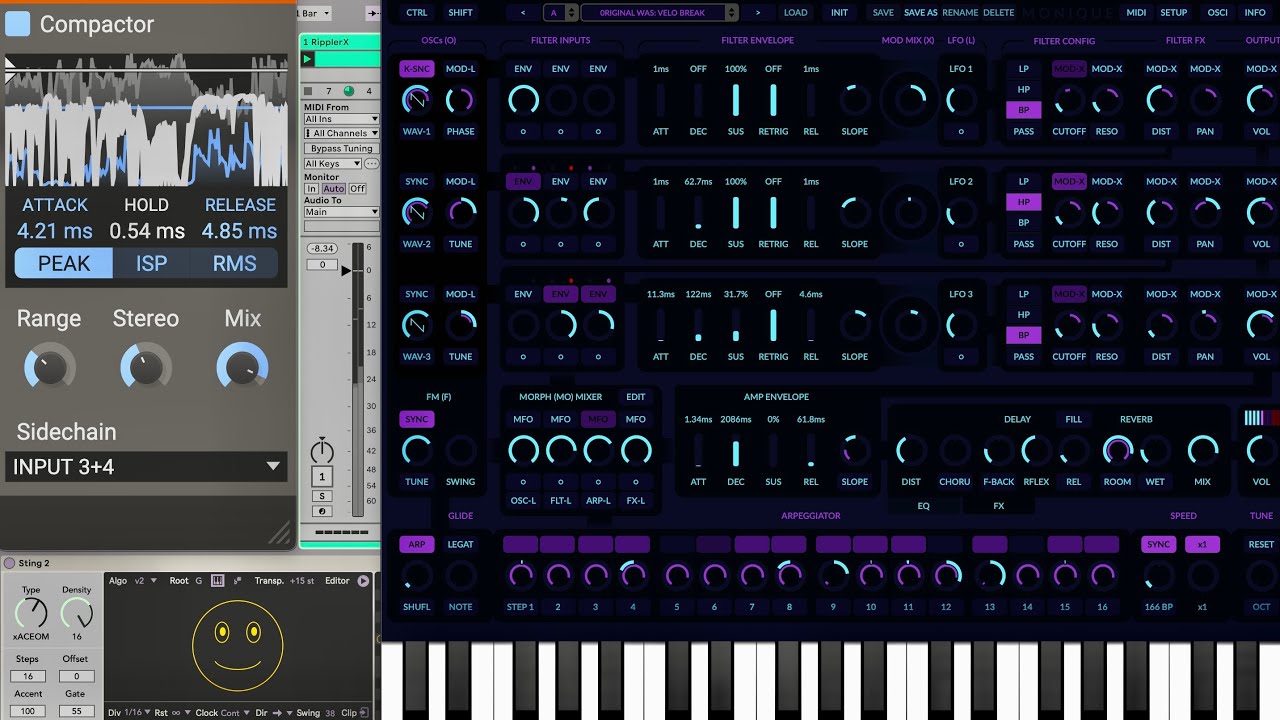 Monique - Signals in Motion - Max for Live + Ableton Live (Livestream ...