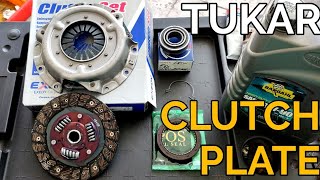 Cara Turun Gearbox Tukar Clutch Plate & Flywheel Oil Seal