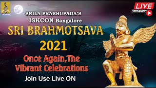  (LIVE) Sri Brahmotsava 2021 | Radha Rasavihari Alankara | Chandra Prabha Vahana