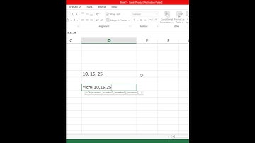 MS Excel में LCM निकालना 🙄। #shorts #ytshorts #msexcel #computer