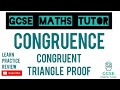 Congruent Triangle Proof | Grade 5  Crossover | GCSE Maths Tutor