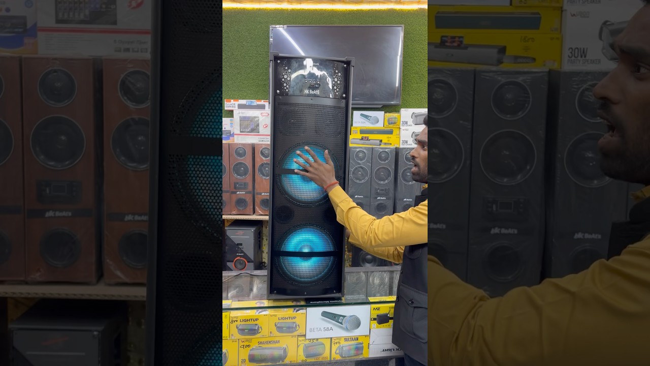 BOOM 💥 BEST TOWER SPEAKER @9315860518 @HKBEATS #BOOM #TOWER #SPEAKER #HOME  #THEATER #SHORTS - YouTube