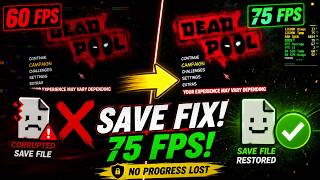 Deadpool Save File Fix & 60 FPS Unlock | Fix Save Not Working + Smooth Gameplay (2026)