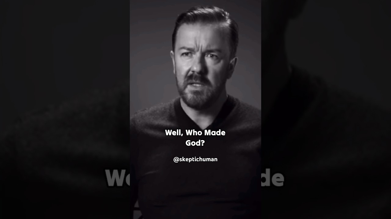 Ricky Gervais On God #skeptic #atheist #god #religion #science #viral #