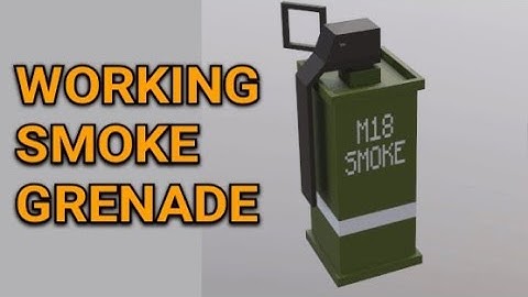 WORKING SMOKE GRENADE with command blocks [Minecraft PE 1.1]