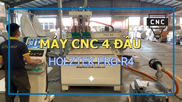 ✅ Vận Hành Máy CNC 4 Đầu Pro-R4 Khoan, cắt ván gỗ công nghiệp làm Nội Thất