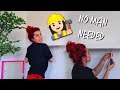 DIY BEAUTY ROOM DECOR & INSTALLING FLOATING SHELVES | BodmonZaid