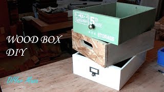 [木工DIY] 3つの木製ボックスをDIY！ ☆ 3 WOOD BOX DIY !