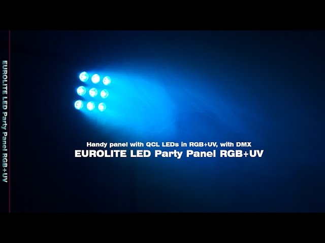 Eurolite LED Party projecteur lumière noire (UV)