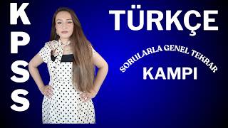 KPSS Türkçe - Sorularla Genel Tekrar Kampı - Gamze Hoca - 2026